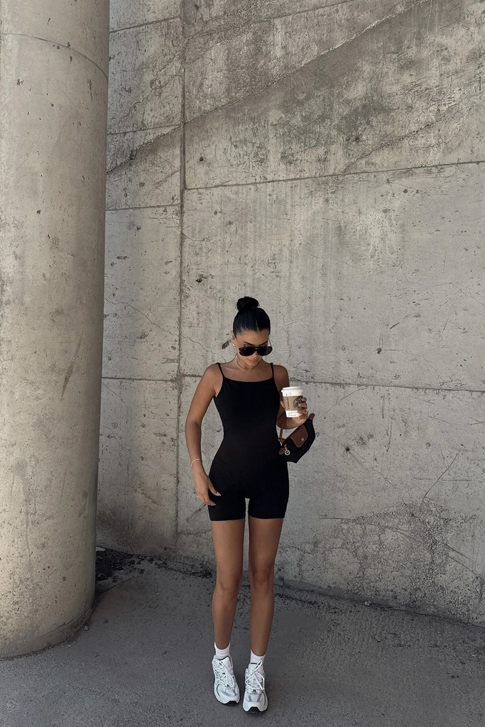 Black Enzel Jumpsuit
