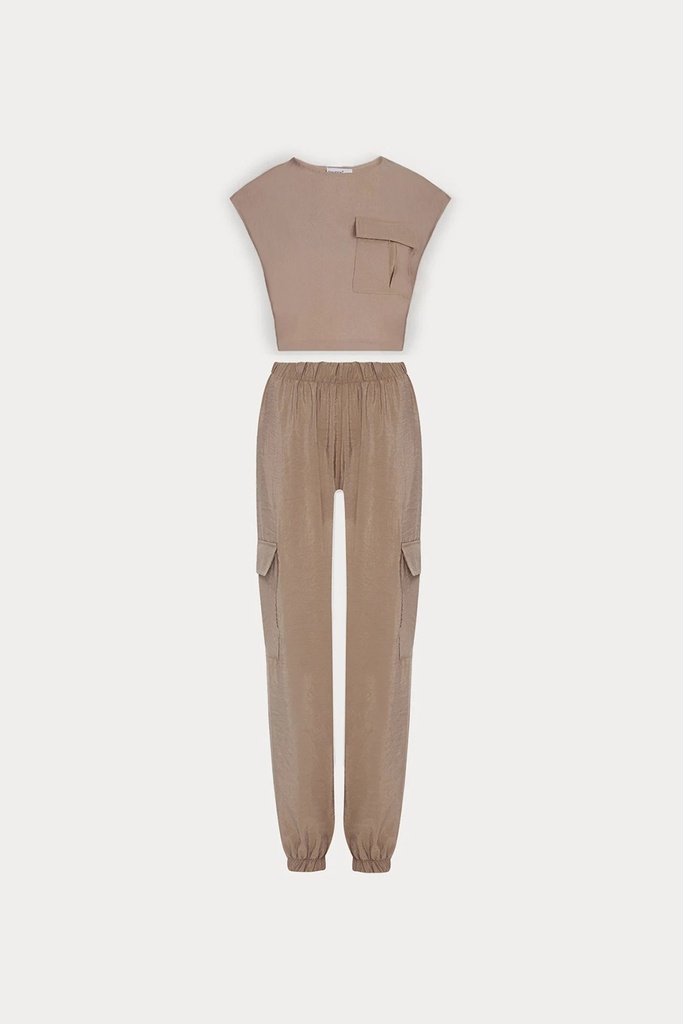 Toprak Pocket Detailed Trousers Suit