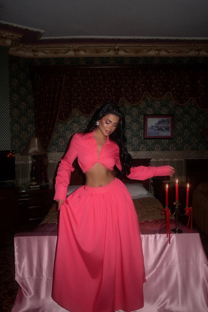 Fuchsia Veuve Bottom Top Set