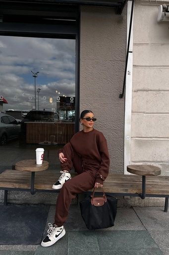 [ATE-0770-SML222] Brown Tracksuit Suit