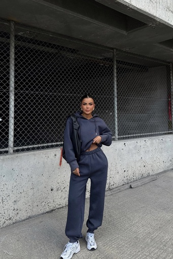 [ATE-1731-SML222] Anthracite Tracksuit Set