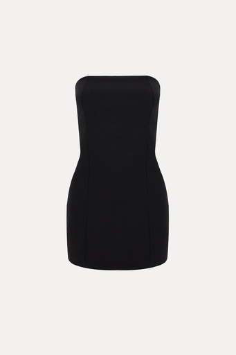 [ATE-1547-SML222] Black Strapless Mini Dress