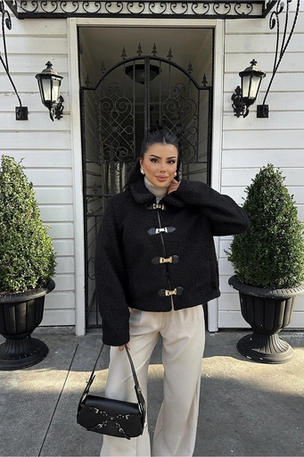 [ATE-0621-XSSML1221] Coretta Black Jacket
